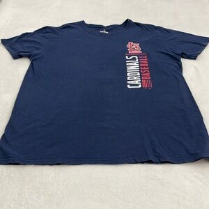 FANATICS ST LOUIS CARDINALS MENS T-SHIRT SIZE XL. BLUE